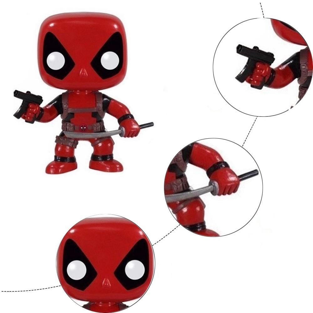 Deadpool with Gun and Sword Model Figure for Collectors and Display