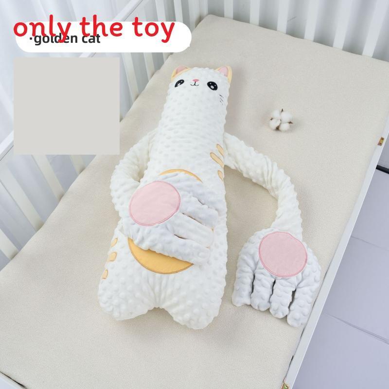 Детская мультяшная плюшевая подушка в виде животного с функциями похлопывания и музыки для сна и успокоения