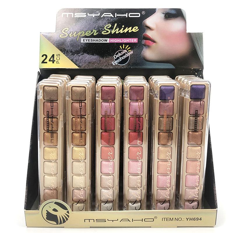 Палитра Sweet Eyes, пудровая палитра, тени для век, блестки, матовые тени для век, набор теней для век Beauty Pop, 9 цветов, принадлежности для макияжа