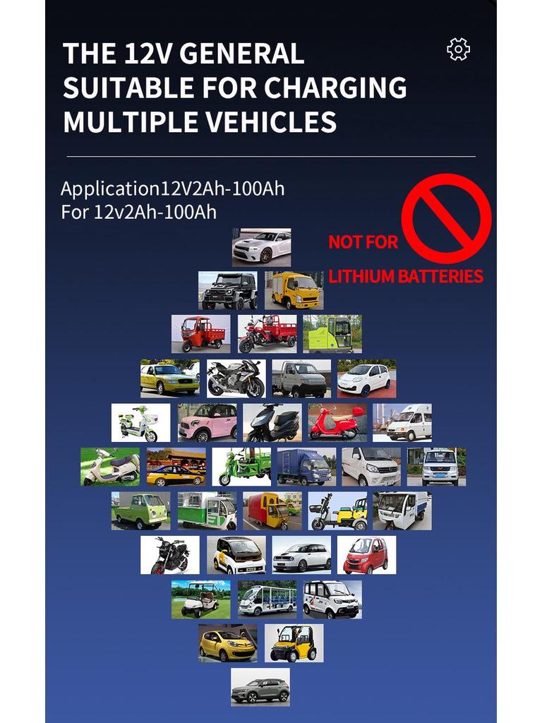 Зарядное устройство для аккумуляторов мотоциклов и автомобилей 12 В 6 А с цифровым дисплеем и интеллектуальным импульсным ремонтом свинцово-кислотных аккумуляторов