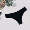 S-XL Ice Silk Panties for Women Low Waist Solid Color Underwear Panties Breathable and Comfortable Cotton Thong