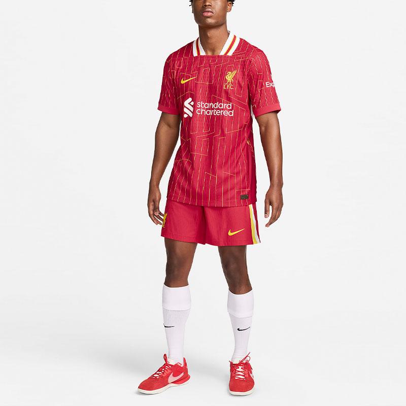 Nike Коллаборация LeBron X Liverpool FC Dri-FIT Color Block Легкие Быстросохнущие Удобные Футбольные Штаны Мужские штаны Красный FN8828-687