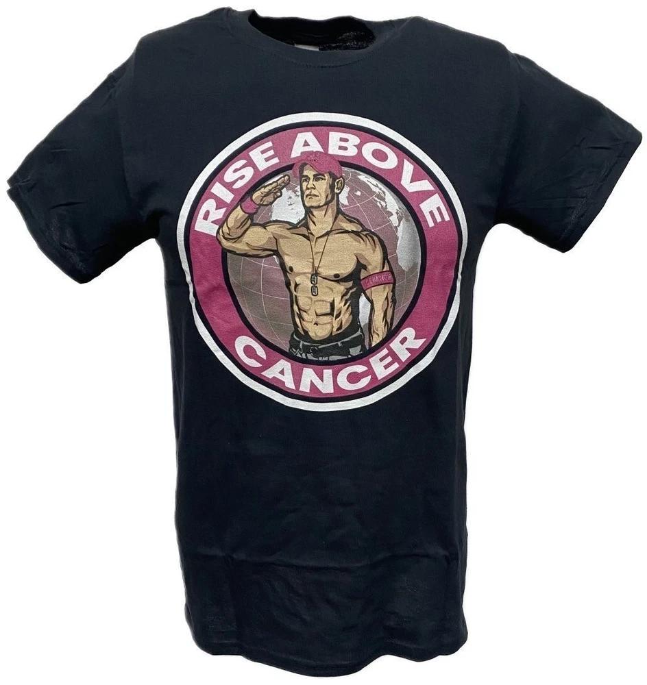 John Cena Rise Above Cancer Kids Black Tshirt