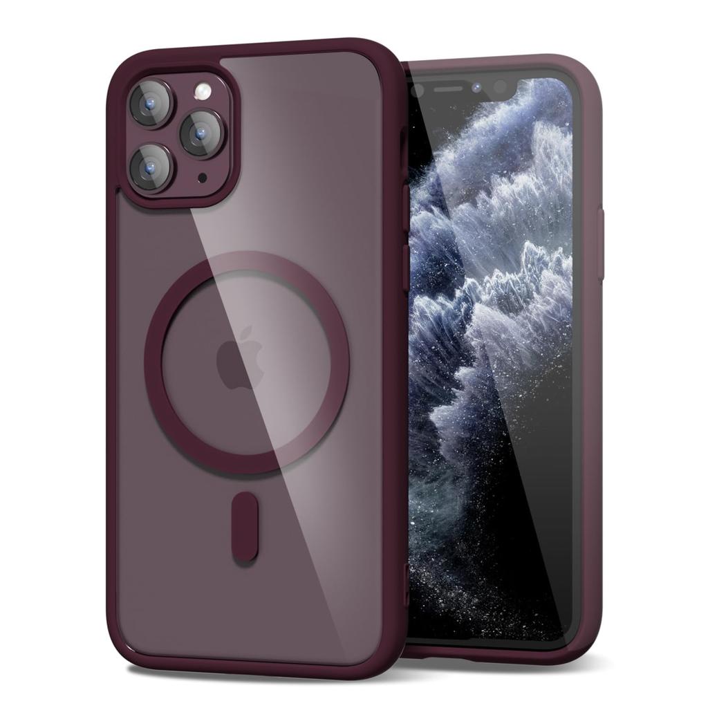 Модный чехол для телефона для iPhone 17 16 15 14 13 12 11 Pro Max Plus 17 Air для Magsafe Прозрачный Магнитный Жесткий Бампер