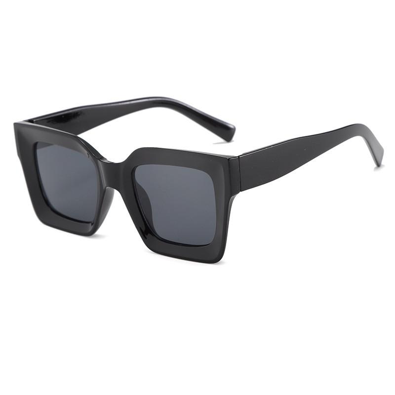 Retro Street Style Oversized Square Sunglasses With Uv400 For Outdoor Sports And Festivals