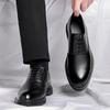 Fashion 3 6 8cm Heel Increase Leather Shoes for Men Spring Autumn New Designer British Style Black Groom Wedding Shoes Men