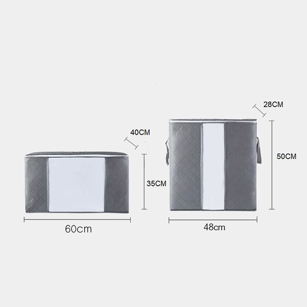 Large Capacity Blanket Storage Bag Non-woven Fabrics Storage Containers Bedroom Closet