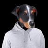 Латексная маска головы собаки Реалистичная маска животного на все лицо для костюма на Хэллоуин Косплей Вечеринка-маскарад Реквизит