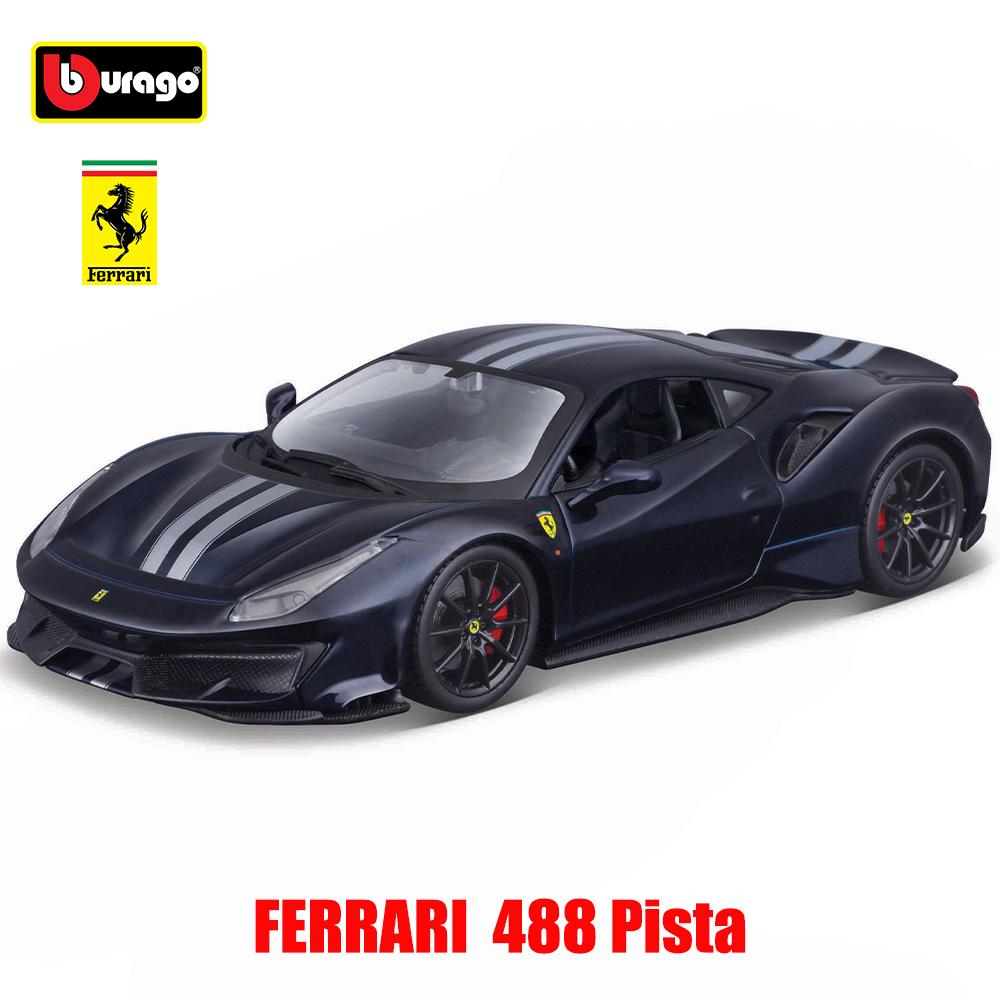 Ббураго 1:24 Ferrari PUROSANGUE 488 458 F12 SP1 Модель автомобиля Металлическая литая модель Детская игрушка Подарок парню Имитация сплава