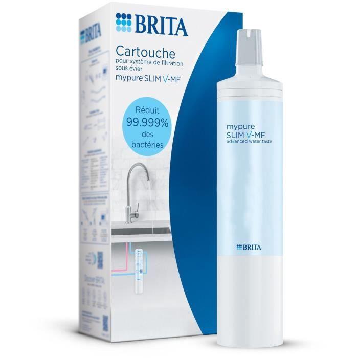 Systeme filtration a eau BRITA - MyPure Slim - Cartouche de rechange - Jusqu'a 1 an d'eau filtrée