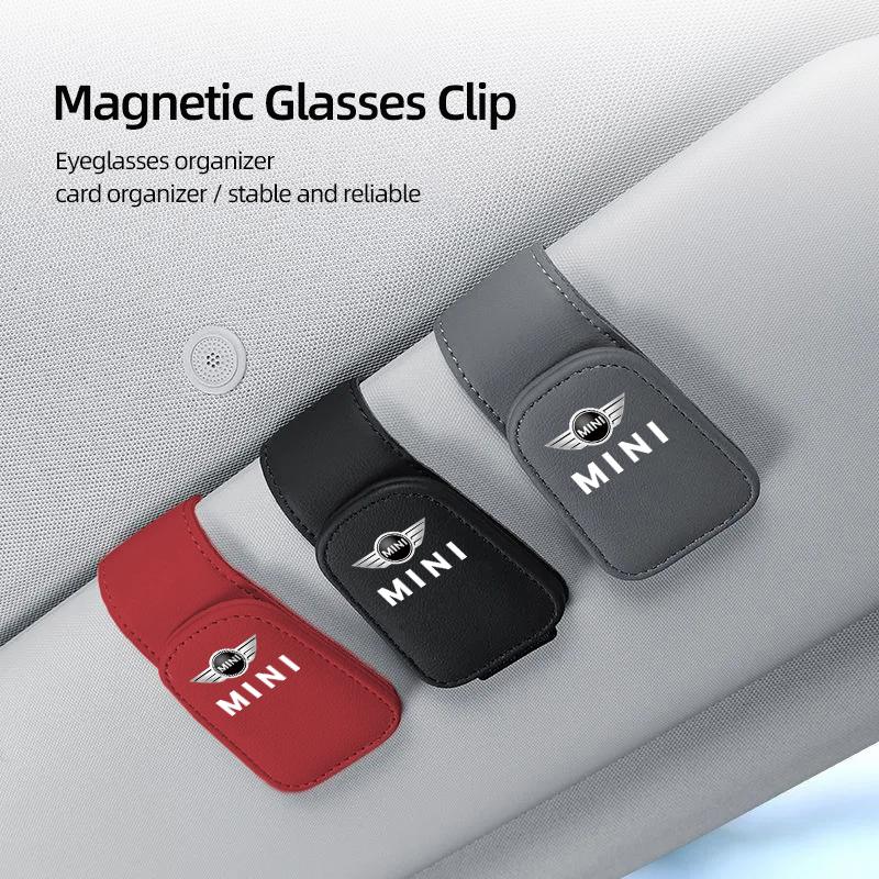 Car Interior Glasses Storage Clip Car Visor ID Card Storage Bracket For MINI Cooper JCW Countryman Clubman Cabrio Paceman Coupe