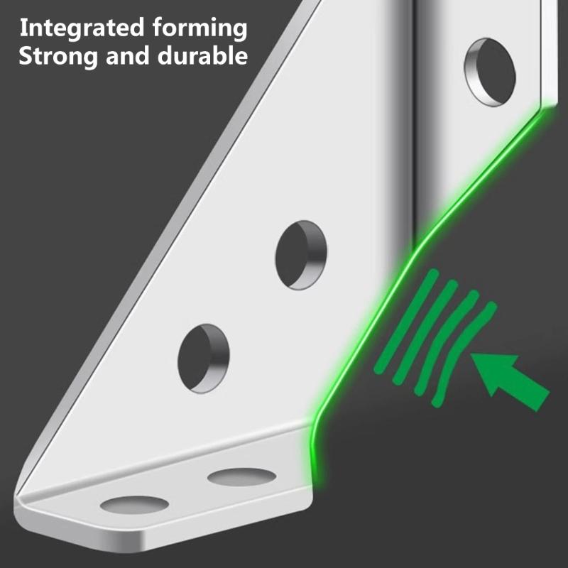 20 шт. универсальные угловые соединители для мебели, угловые кронштейны из нержавеющей стали, угловые кронштейны для мебели