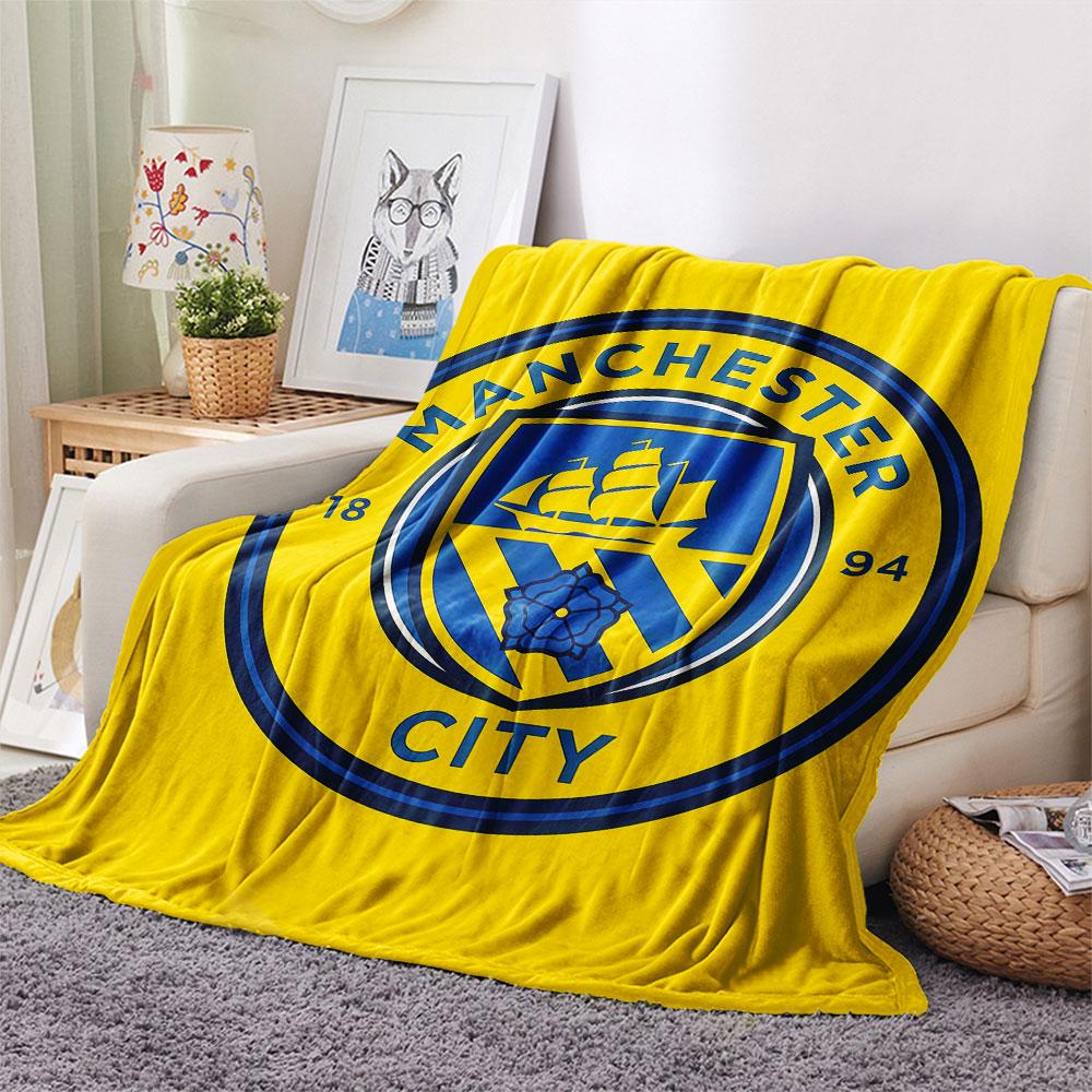 Bright MCFC Future Blanket, High quality Comfortable for All Seasons, Home Decor, Warmth and Comfort