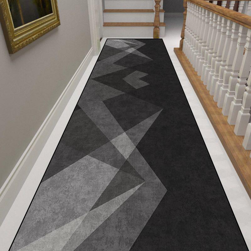 Modern Home Long Corridor Carpet Non-slip Stairway Rug Hotel Lobby Passageway Runner Washable Room Decor Floor Mats Customizable