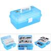 Portable Nail Art Storage Box With Handle Buckle Art Supply Organizer  For Makeup Nail Decoration