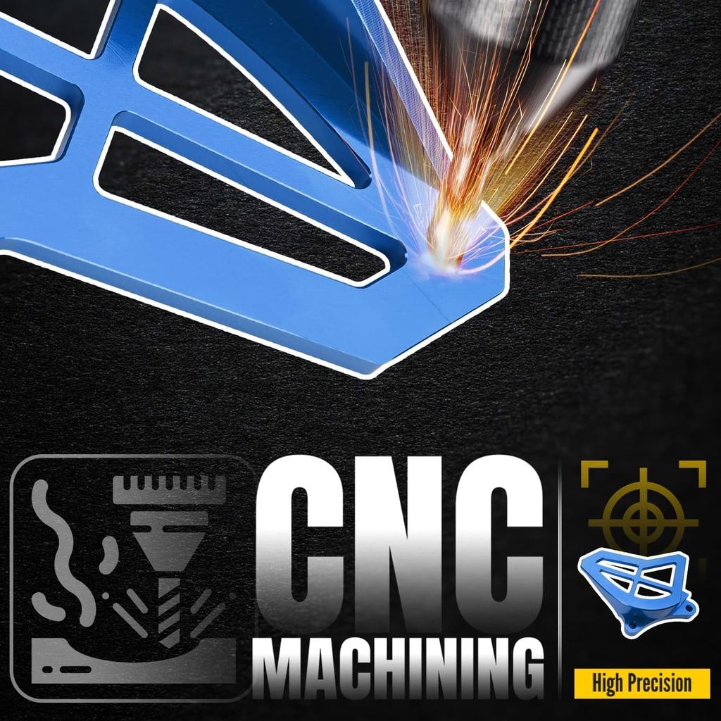 Canitu Front Sprocket Guard Cover,CNC Billet Aluminum Engine Sprocket Cover Engine Case Saver Guard Protector Crankcase Protection for Yamaha YZ125