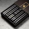 5 Pairs Premium Alloy Chopsticks Set - Antibacterial,Reusable Japanese & Chinese Chopsticks with Silver Ion Technology
