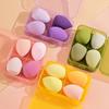 4Pcs Pro Foundation Sponge Powder With Box Cushion Puffs Soft Magic Brushes  Makeup
