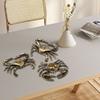 Crab Figurines Statue Sculpture Antique Craftsmanship Brass