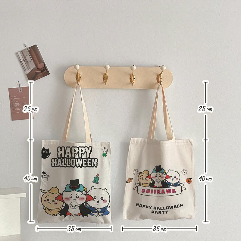 2025 Women's Large Cartoon Canvas Tote Bag - Versatile, Stylish Shopping & Shoulder Bag