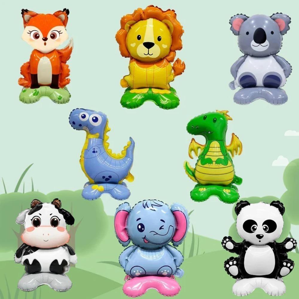 3D Animal Foil Balloons Cartoon Jungle Wild Animal Party Supplies  Kids Gift