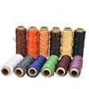 12 Colors 50 Meters Roll 150D Leather Crafts Sewing Thread Hand Stitching Waxed Thread
