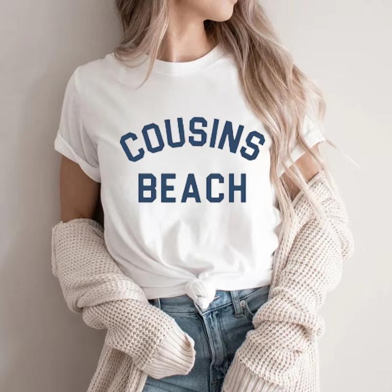 The Summer I Turned Pretty Cousins Beach Tshirt Women Girl Oneck Summer Shirt Gift for Fans