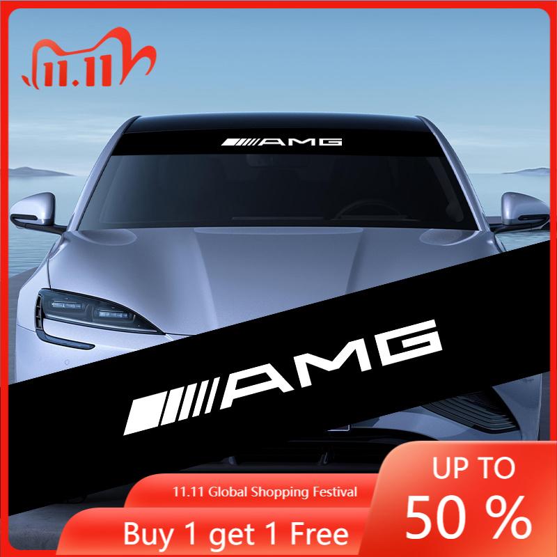Car Windshield Sticker Fashion Sport Decals Decoration Sticker For Mercedes Benz C260 C200 C180 GLA/E/C Class E43 E260 E300 E320 k5