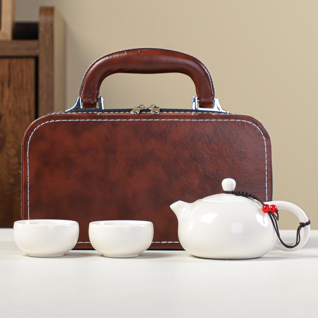 Dingyao Xishi pot, one pot of four cups, tea set, business event souvenir, printing, Mid-Autumn Festival and National Day store celebration gifts