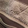 Used Chloe logo metallic Boston bag canvas leather Pink Khaki Used Women