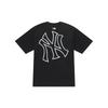 New MLB MONOGRAM Collection New York Yankees 25SS T Shirt Unisex Black 3ATSB7053-50BKS