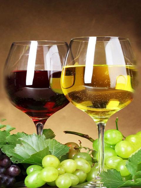 5D DIY Полный дрель Алмазная картина Фрукты серии Бутылка красного вина Алмазная мозаика Пейзаж Вышивка крестиком Наборы домашнего декора