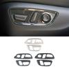 For Toyota Highlander XU70 2024 Car Interior Part Refit Styling Seat Adjustment Switch Panel Stainless Steel Sticker