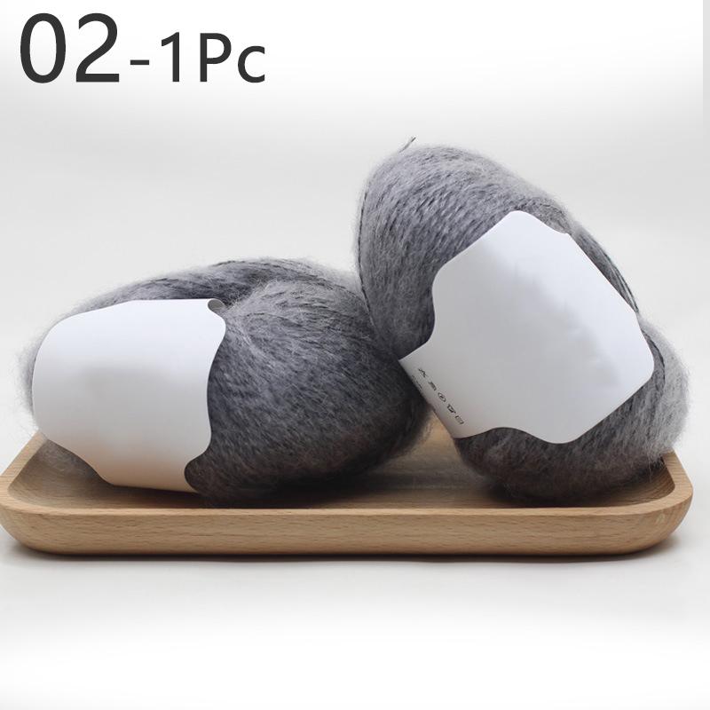 1 шт., 30 г, нить для вязания крючком из мохера для свитера, шарфа, пряжа для вязания, мягкая многоцветная пряжа для рукоделия «сделай сам»