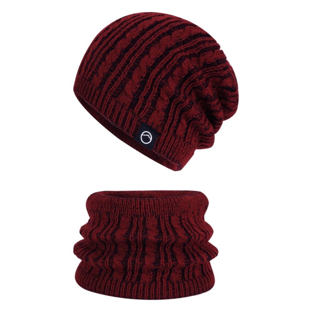 Breathable Fabric Winter Hooded Cap Ear Cover Design Knitted Face Mask Scarf Outdoor Sports