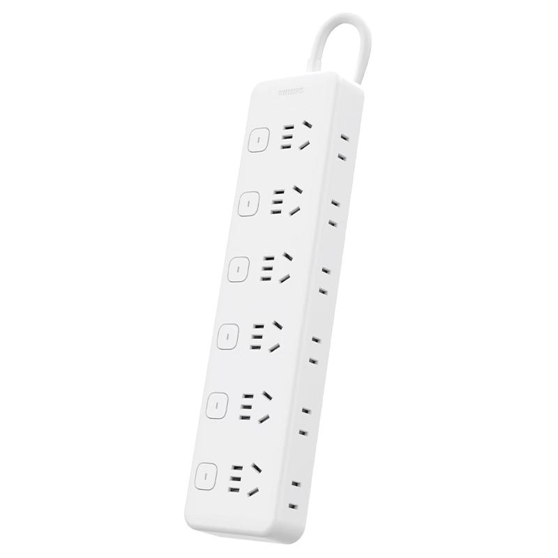 Philips Multi-Socket Power Strip with Individual Switches CN plug (adapter included)