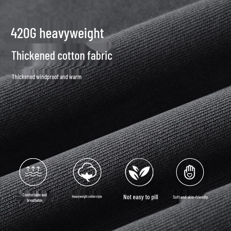 JEEP SPIRIT Men's Fleece-lined Crewneck Sweatshirt