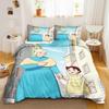Catoon 3D Printed Duvet Cover Pillowcase Heidi Girl Bedding Set Youth Kids Girl Boys Birthday Bedroom Decoration 2/3pcs set