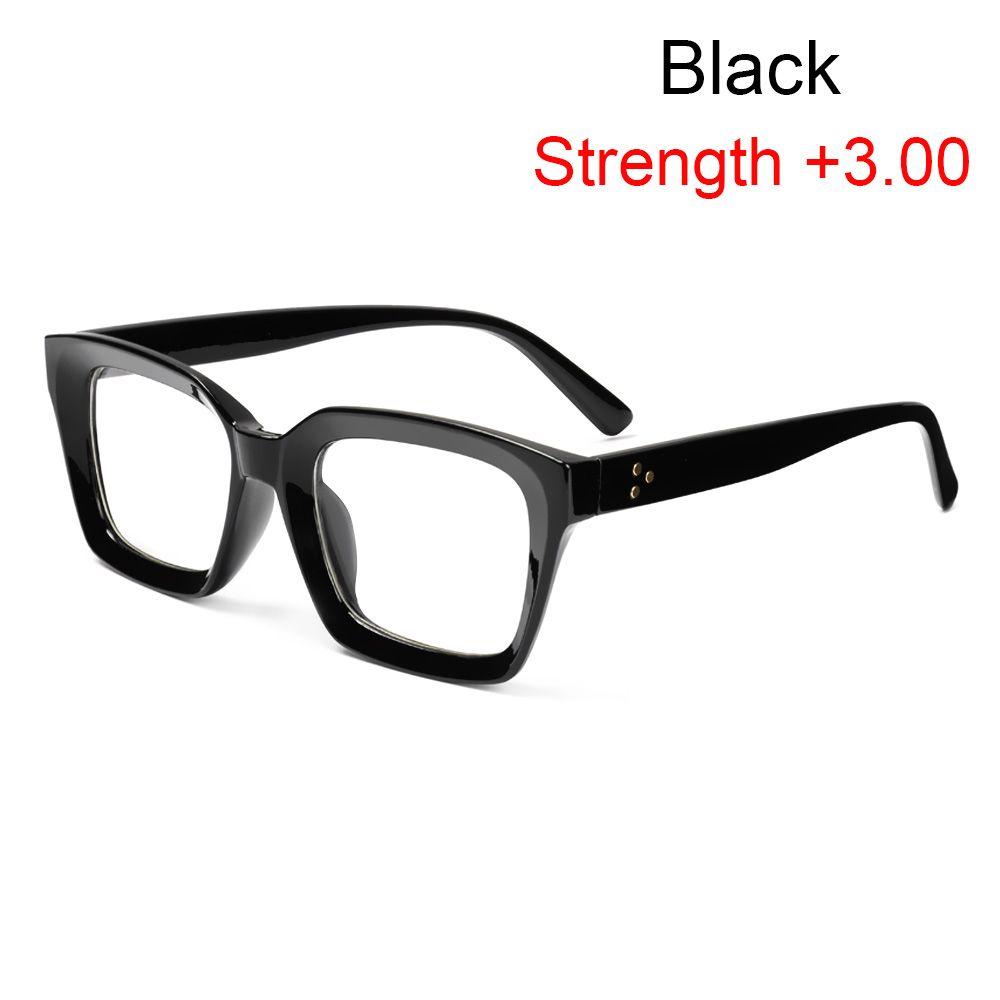 Diopter +1.0~+4.0 High-definition Portable Reading Glasses Oversized Presbyopia Eyeglasses Large Frame
