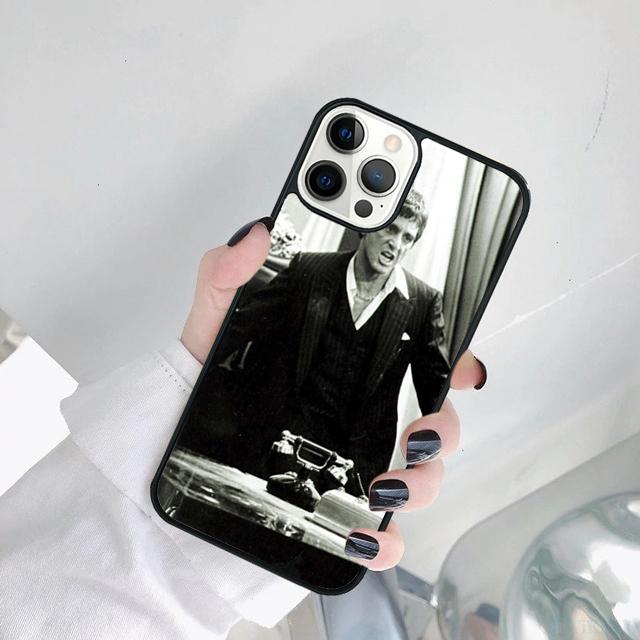 Лицо со шрамом Аль Пачино Тони Монтана Чехол для телефона для iPhone 17 Air 16 15 14 SE 11 12 13 Pro MAX Plus