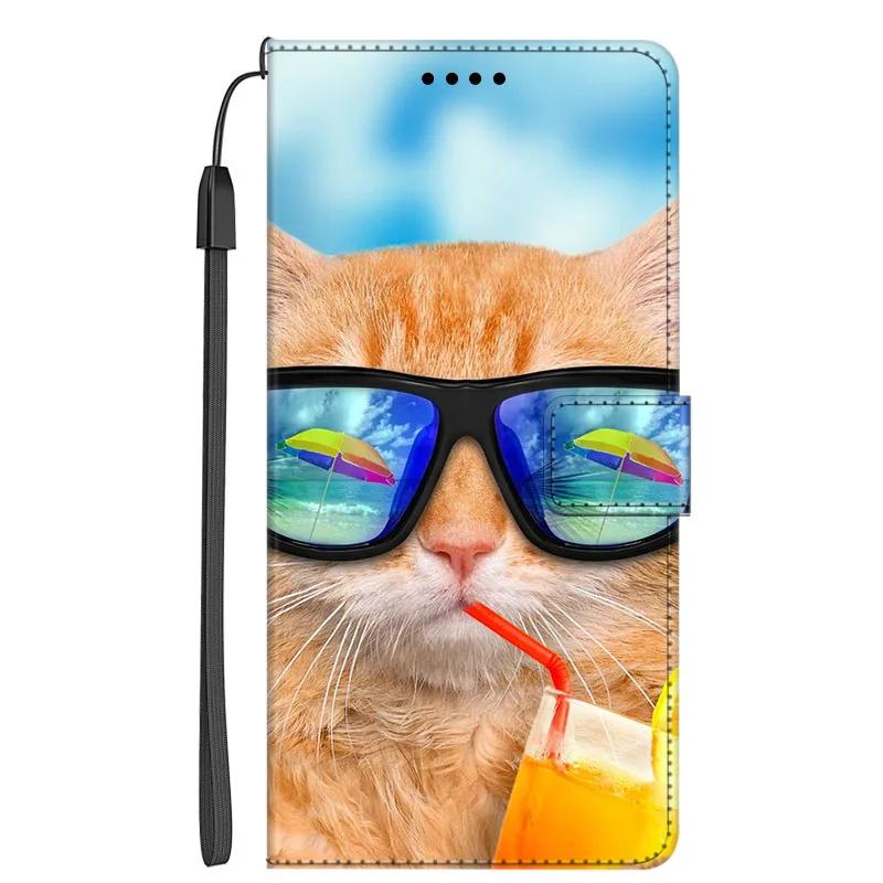 Милый Чехол-Кошелек для Redmi 15 4G С Подставкой-Книжкой Магнитный Кожаный Чехол для Redmi15 5G Мультяшный Задний Чехол Защитный от Ударов