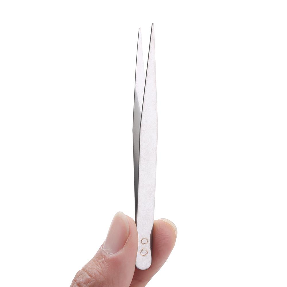 Серебряный тон, рыбные растения, пинцет из нержавеющей стали, зажим для бровей, плоскогубцы, инструмент, инструменты для ремонта телефона