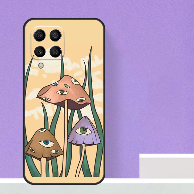 Psychedelic Mushrooms Florals For Samsung Galaxy M21 M51 M12 M32 M52 M13 M23 M33 M53 M34 M54 M30s M31s M15 M55 M20 Case