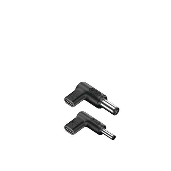 NGS BUD-D : Pack De Remplacement De 2 Adaptateurs D'alimentation USB-C Compatibles Avec Les Ordinateurs Portables DELL.