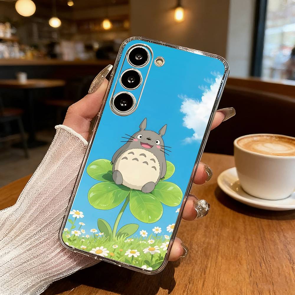 Lovely My N-Neighbor-T-Totoros Phone Case For Samsung S25,S24,S21,S22,S23,S30,Ultra,S20,Plus,Fe,Lite Transparent Cover