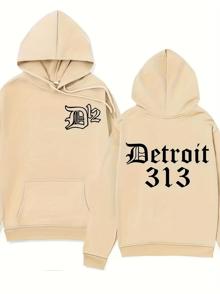 Толстовка D12 Повседневная одежда на осень/зиму для мужчин и женщин Повседневная толстовка Толстовка с графикой Полиэстеровая толстовка