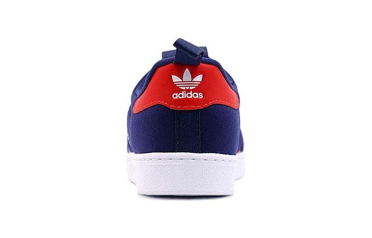 adidas Originals Superstar 360 I Удобные Устойчивые к истиранию Низкие Скейтбордические Кроссовки Синие Для Младенцев и Малышей BA8043