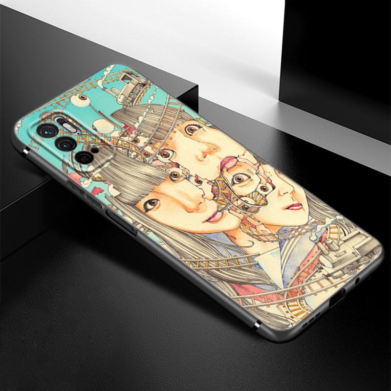 Чехол для телефона Shintaro Kago с рисунком ужасов для Xiaomi Redmi Note 7 8 9 10 Lite 11 11E 11T 12 Pro 11S 4G 10T 5G 8T 9S 10S