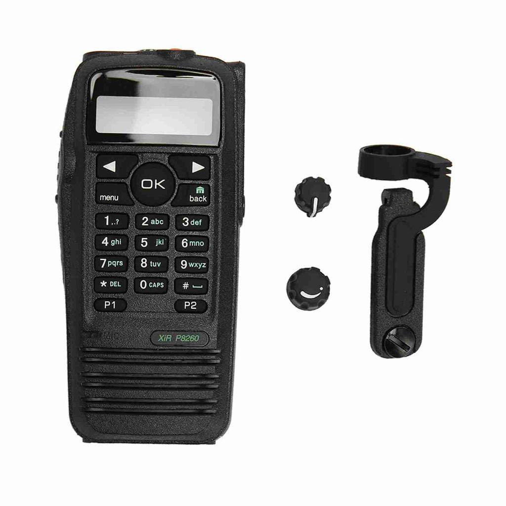 Комплект для ремонта корпуса радиоприемника, сменный чехол для 2-стороннего радиоприемника с динамиком для Motorola XIR P8260 XIR