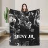 B-bENY Рэпер JR Плед Качественный Теплый Мягкий Плед для Заворачивания Зимние Путешествия Диван Кресло Диван Кровать Эстетичный Покрывало